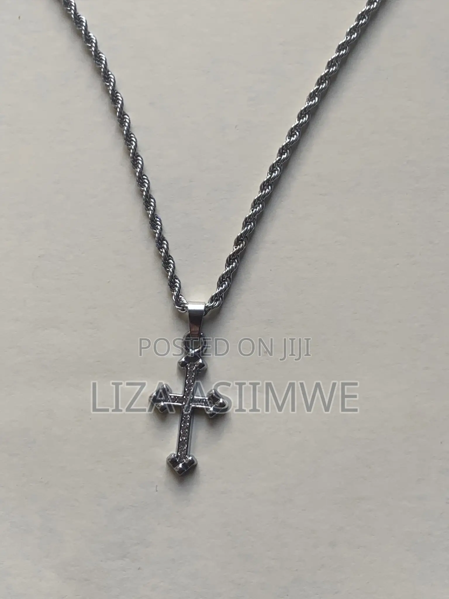 Rope Necklaces With a Cross Pendant