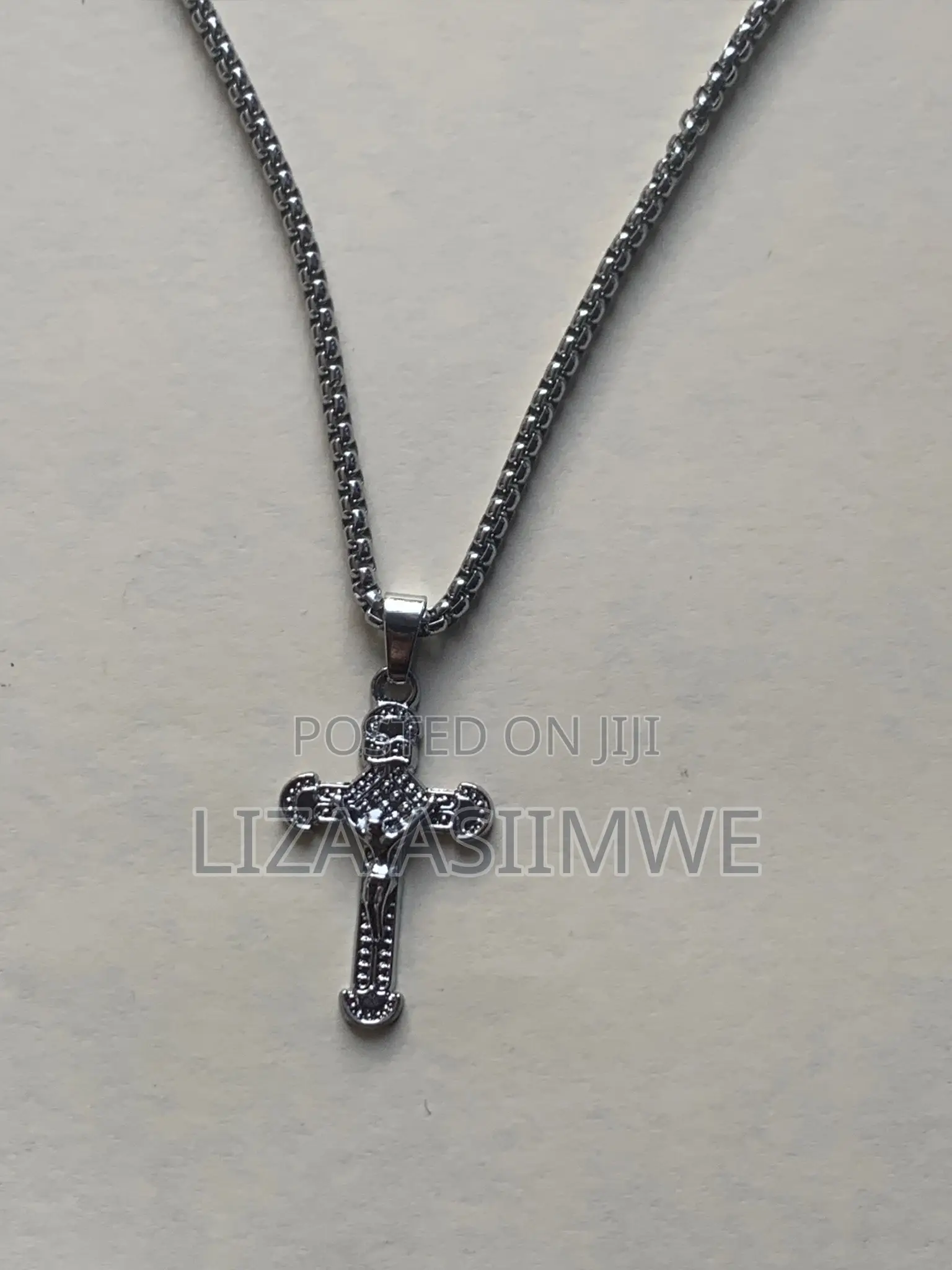 Rope Chains With a Cross Pendant
