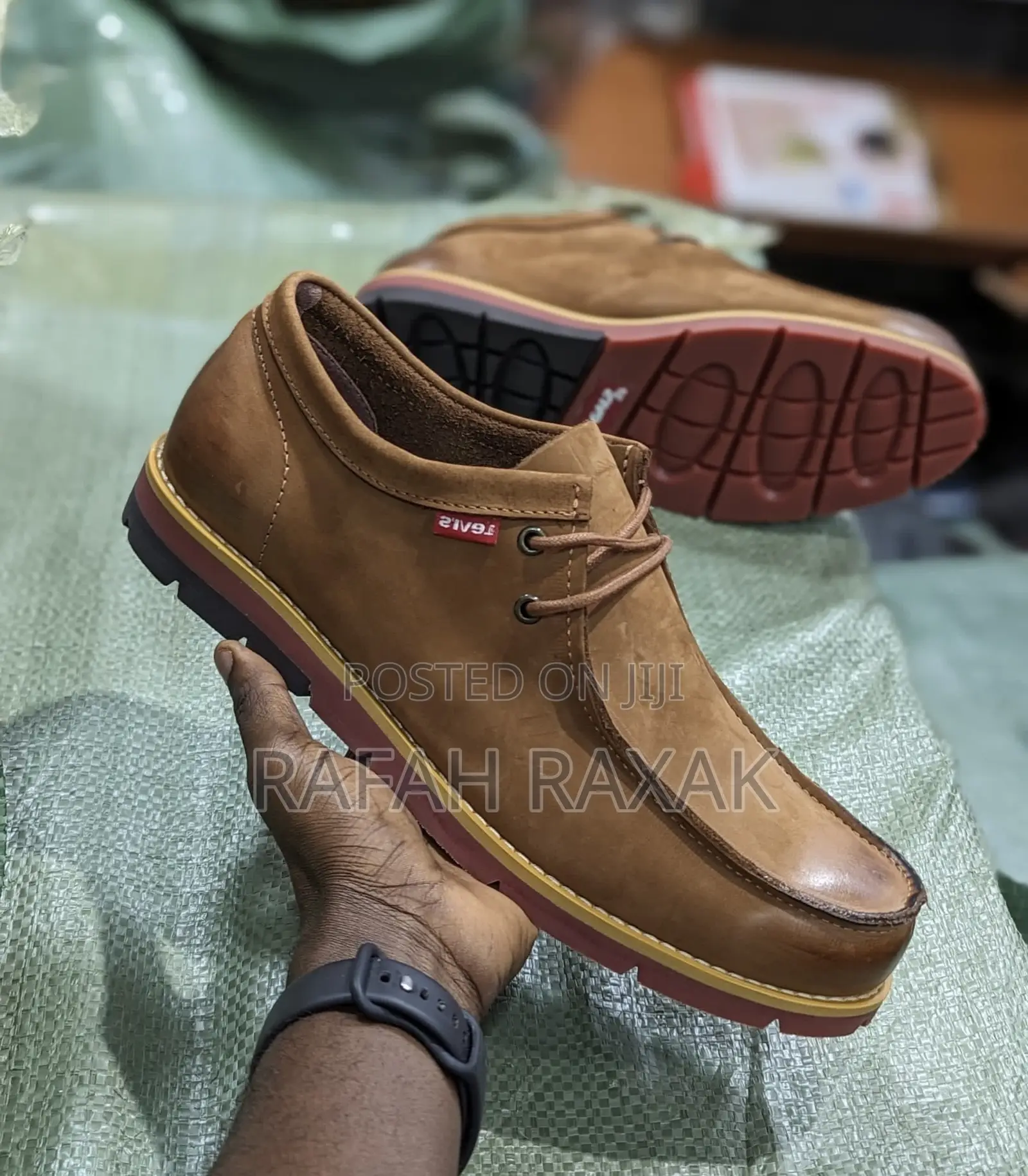 Original Brown LEVI’S Low Casual Leather Shoes