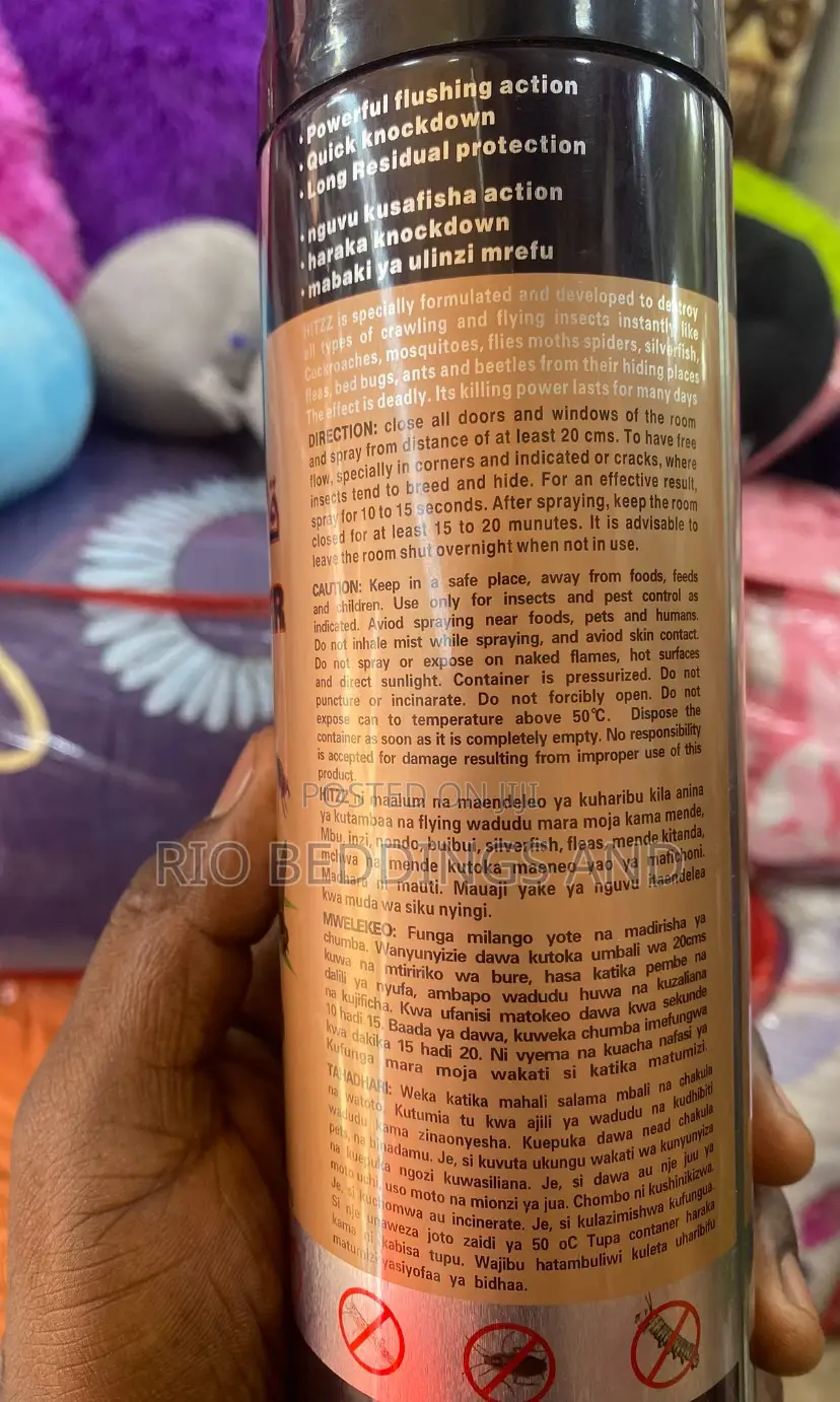Strong Hitzz Bedbugs Insect Killer Spray