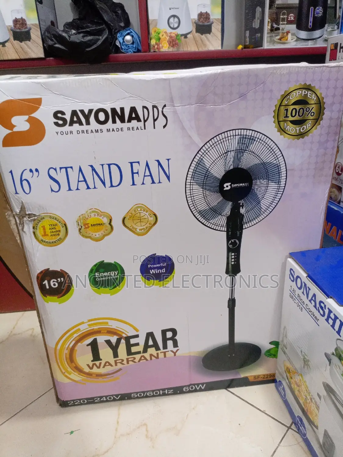 Sayona Stand Black