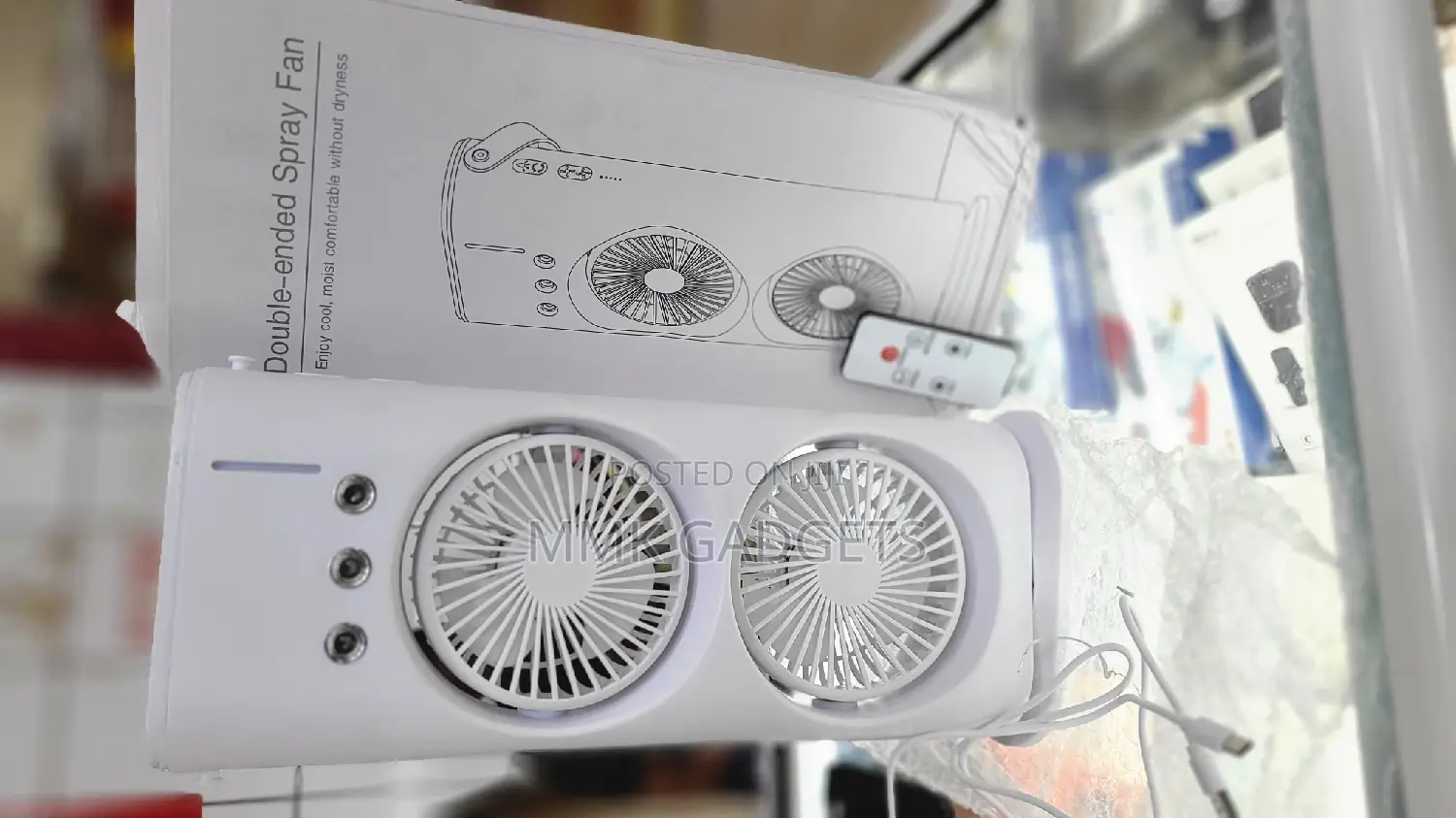 Double Ended Spray Fan