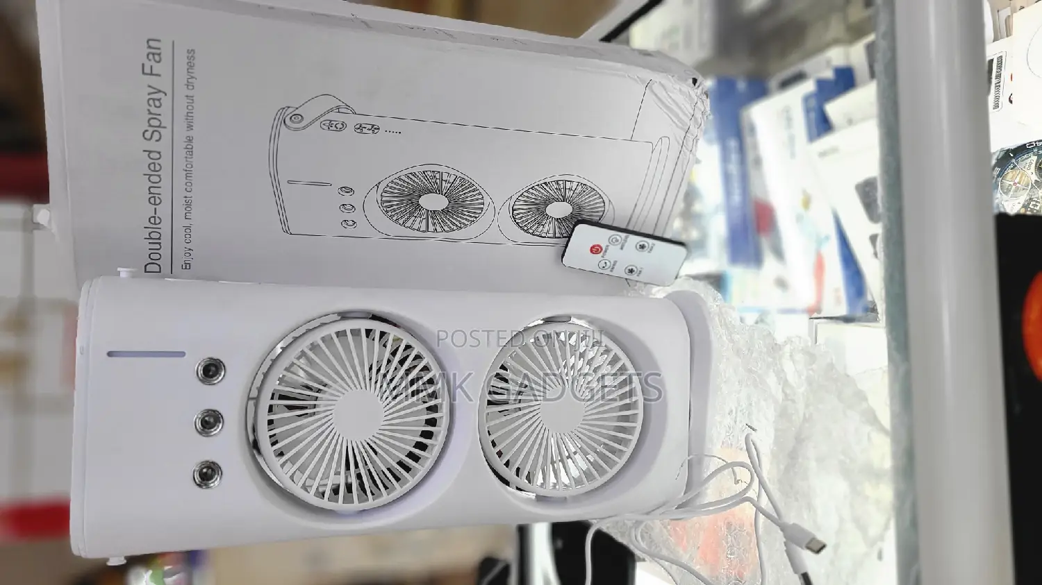 Double Ended Spray Fan