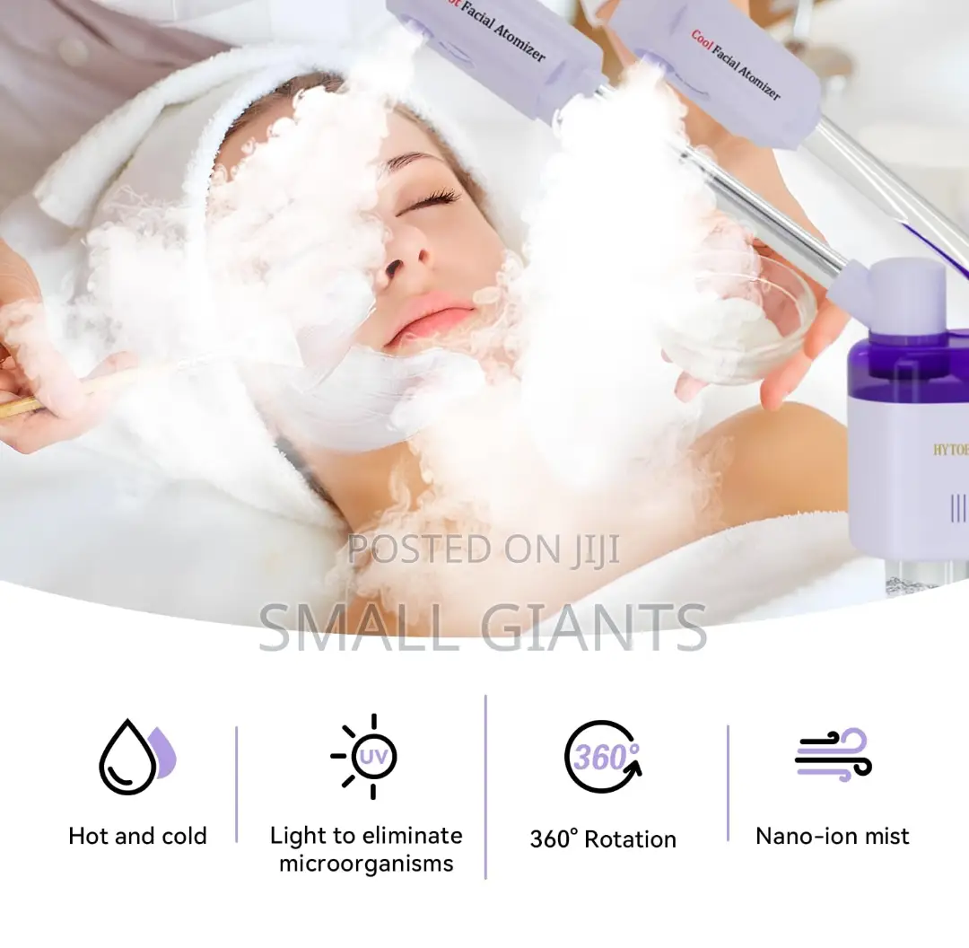 2 In 1 Cold And Hot Double Nozzle Facial Steamer
