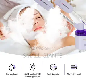 2 In 1 Cold And Hot Double Nozzle Facial Steamer