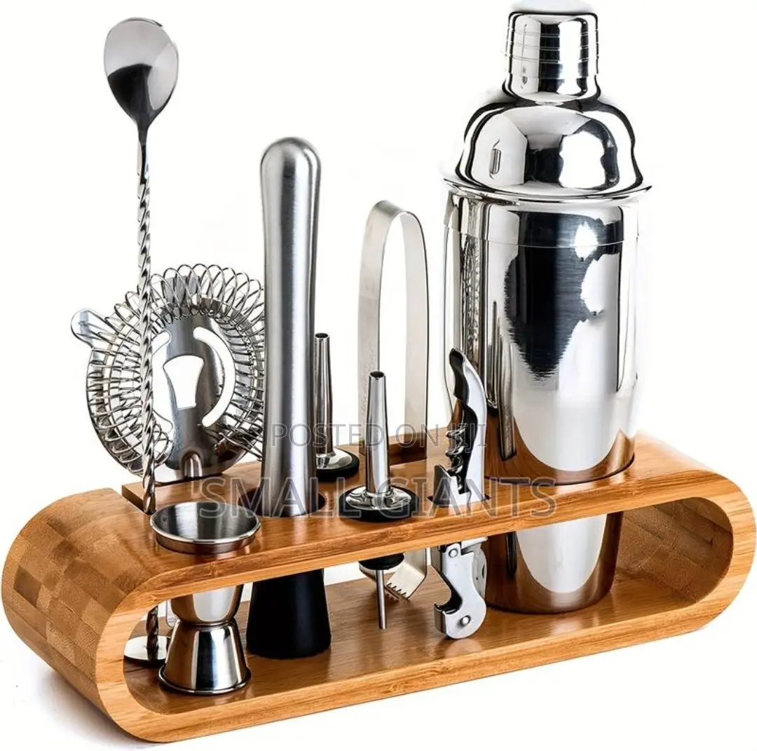 750ml Stainless Steel Bar Cocktail Shaker Set
