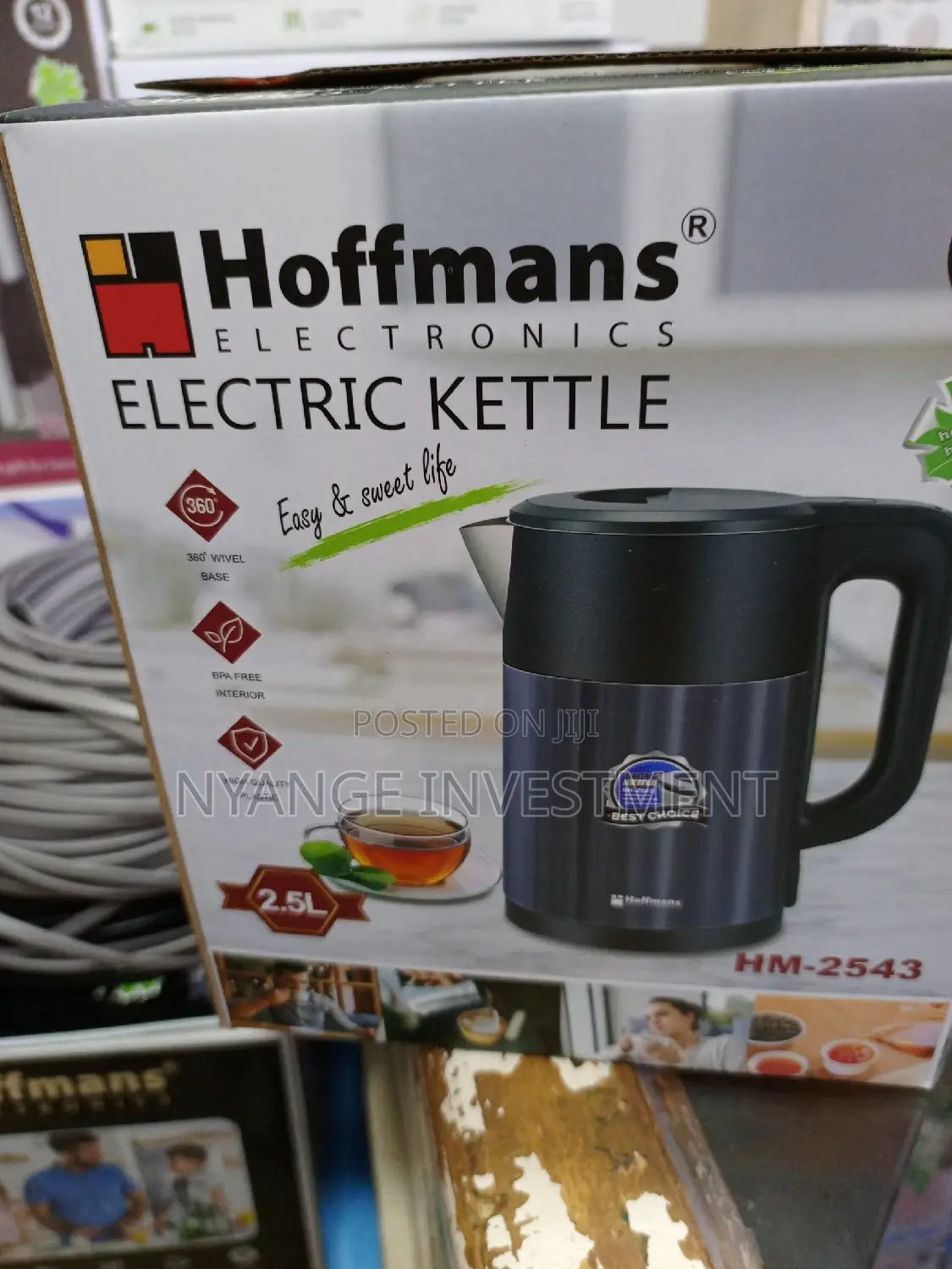 Electric Kettle. Hoffman Electric Kettle. 2.5 L Kettle