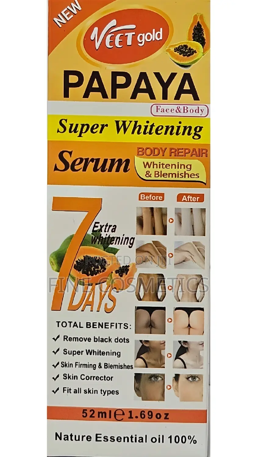 VEETGOLD SERUM |Papaya Super Whitening Darkspots Remover Oil