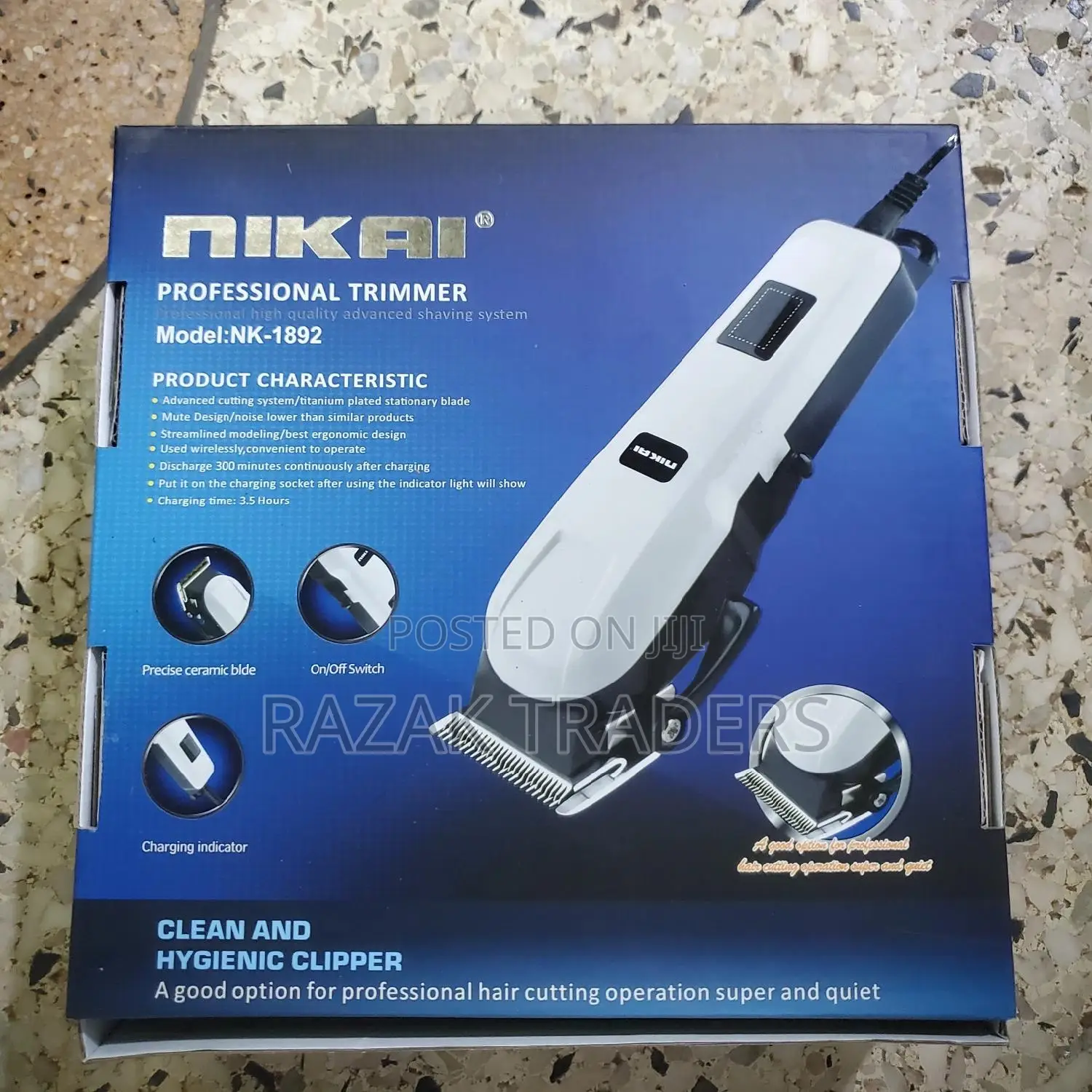Nikai Professional Rechargeable Hair Trimmer