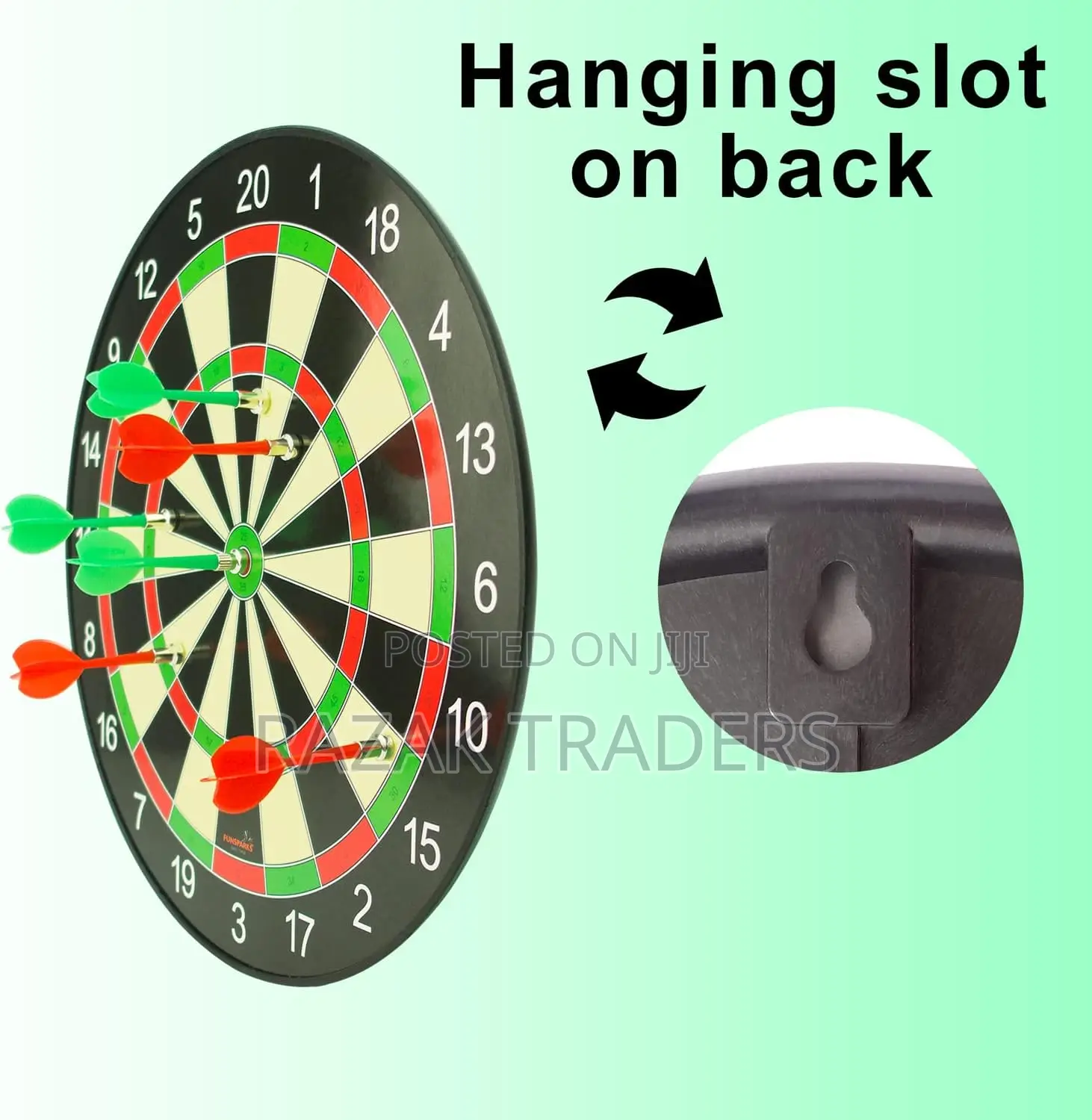 Magnetic Dart Board Game – 12pcs Magnetic Darts