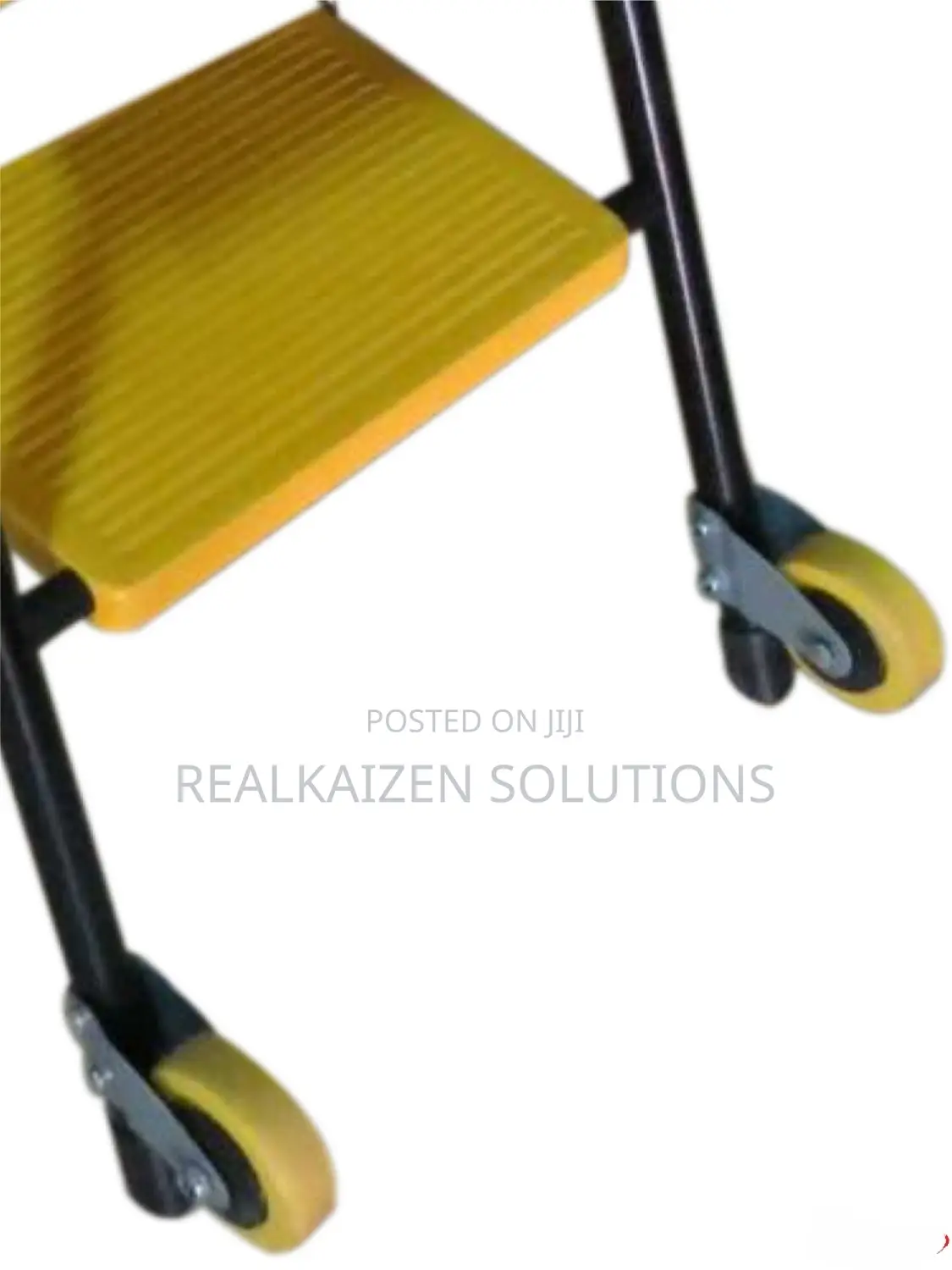EPSILON 3 Step Steel Ladder With Hand Truck and Wheels 150kg