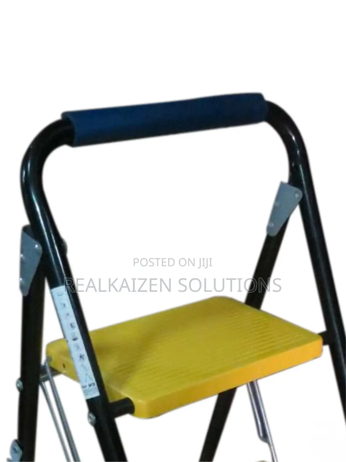 EPSILON 3 Step Steel Ladder With Hand Truck and Wheels 150kg