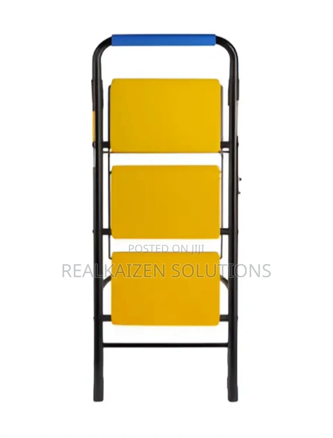 EPSILON 3 Step Steel Ladder With Hand Truck and Wheels 150kg