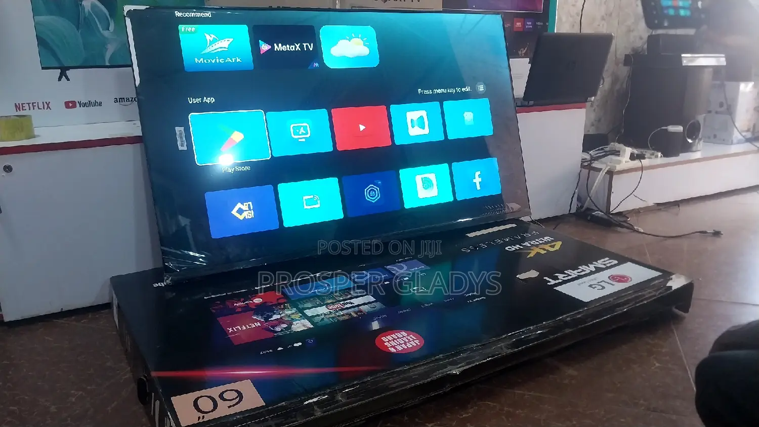 60 Inches Led Lg Smart Digital Flat Screen Flameless.