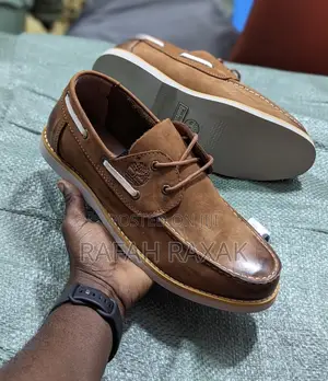 Original Brown Timberland Casual Premium Leather Low Shoes