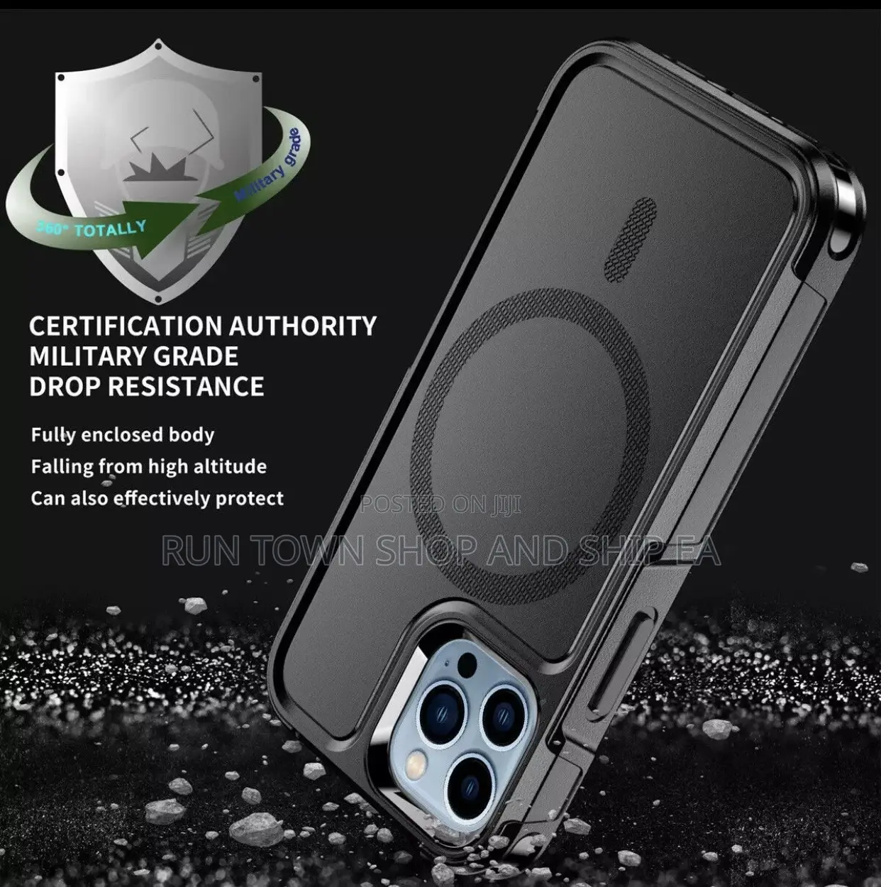 Shockproof Heavy Rugged Cover 4 iPhone 17 16 15 14 13 12 Promax