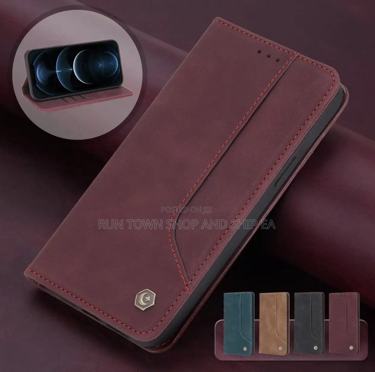 Luxury Shockproof Classic Wallet Case 16 15 14 13 12 Pro Max