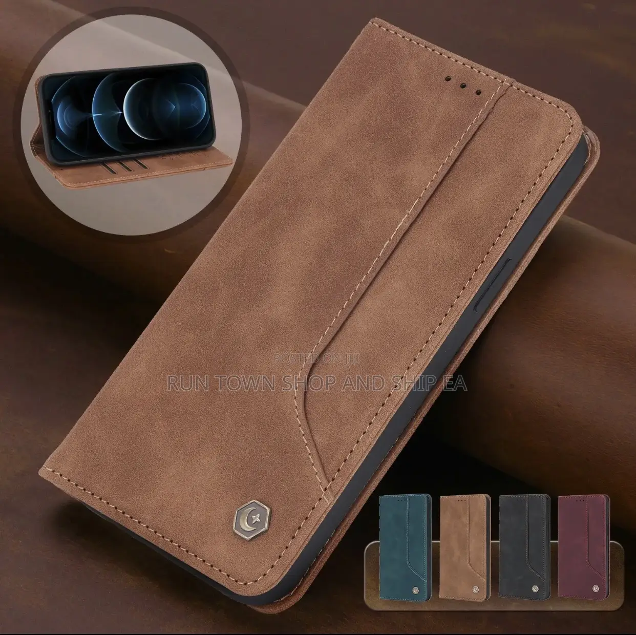 Luxury Shockproof Classic Wallet Case 16 15 14 13 12 Pro Max