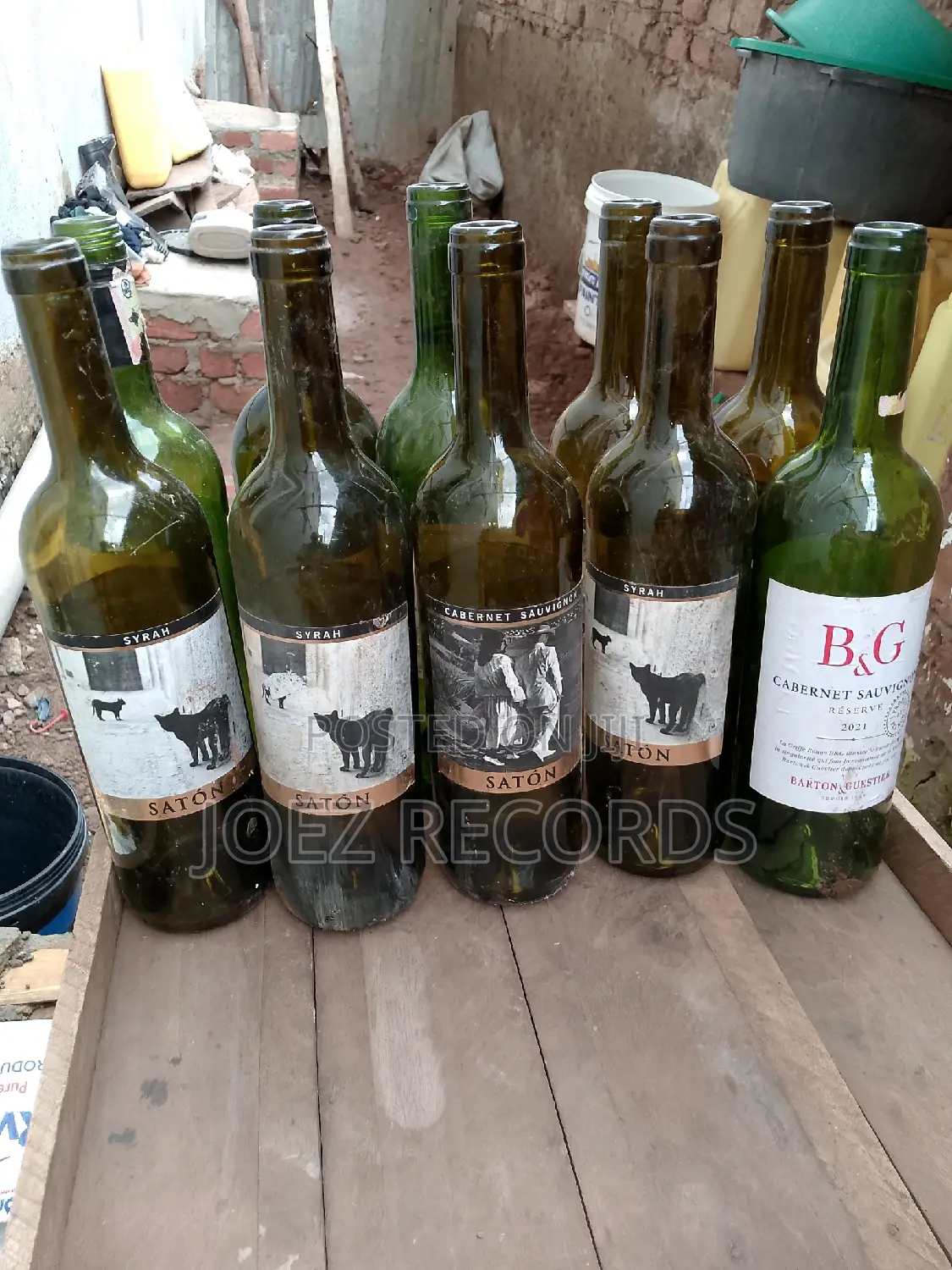 All Vintage Wine And Whisky Empty Bottles