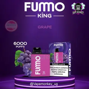 Photo - Fumo King 6000 Puffs Grape Ice Vape