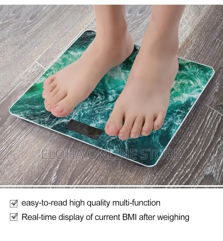The River and the Sea Digital Bathroom Scale