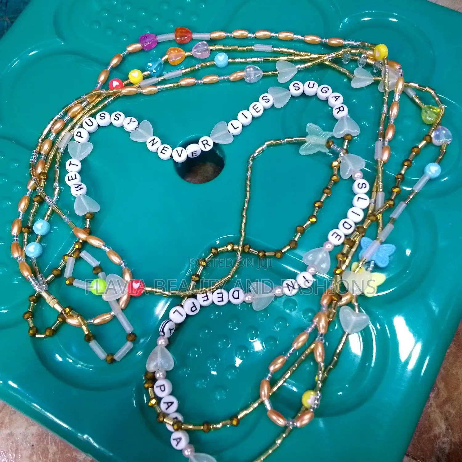 Waist Beads.Glowing Beads