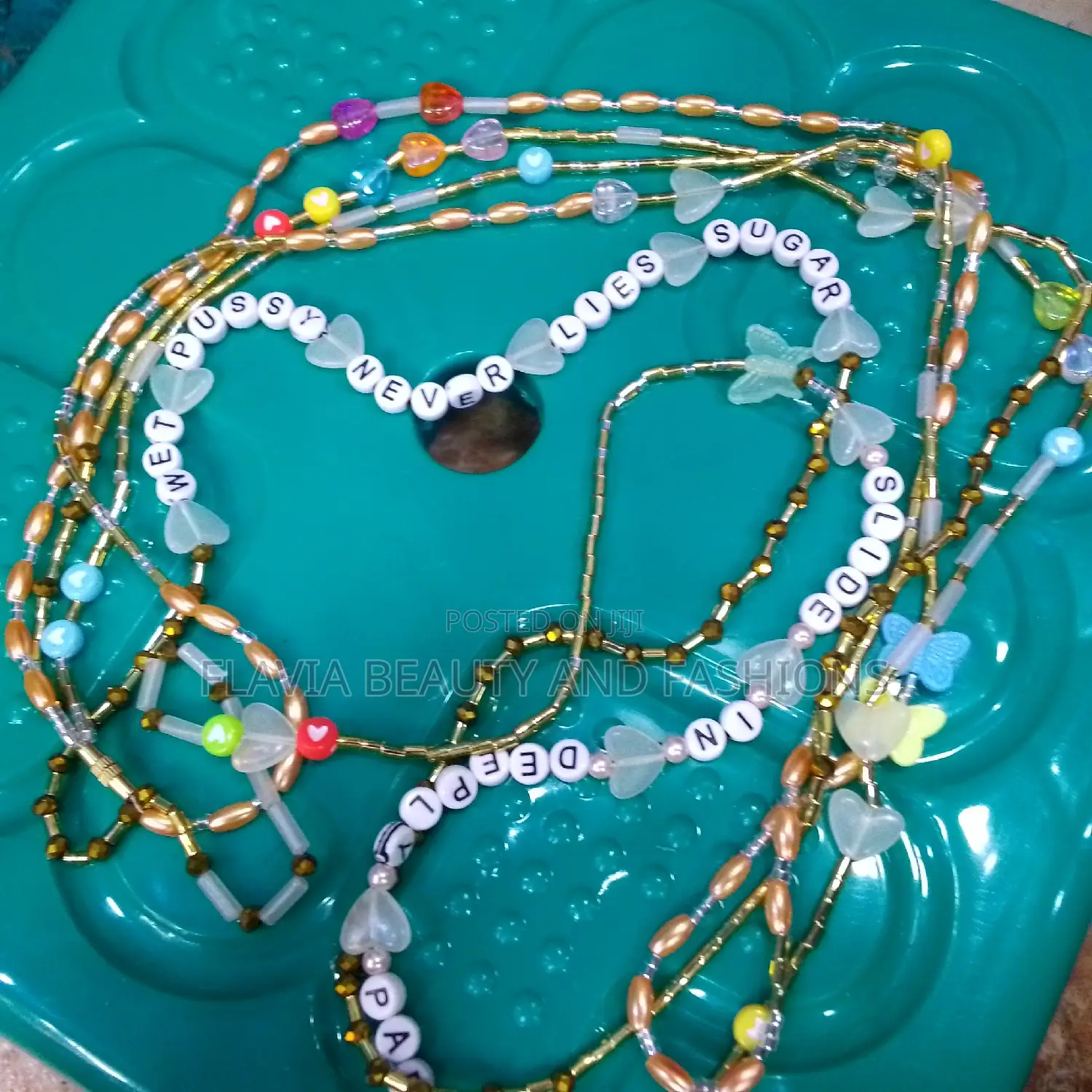 Waist Beads.Glowing Beads
