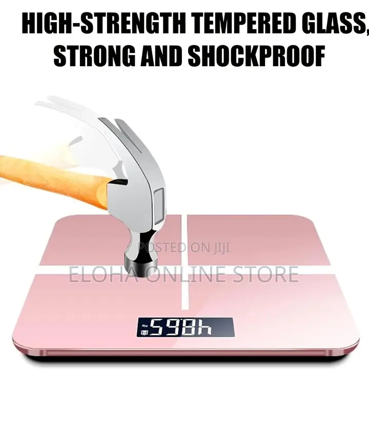 Digital LCD Display Bathroom Weighing Scale