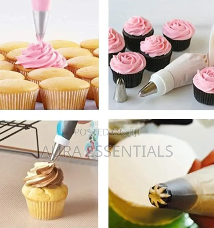 Steel 52-Pieces Icing Nozzles Tips Nozzle Cake Decorating