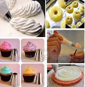 Steel 52-Pieces Icing Nozzles Tips Nozzle Cake Decorating