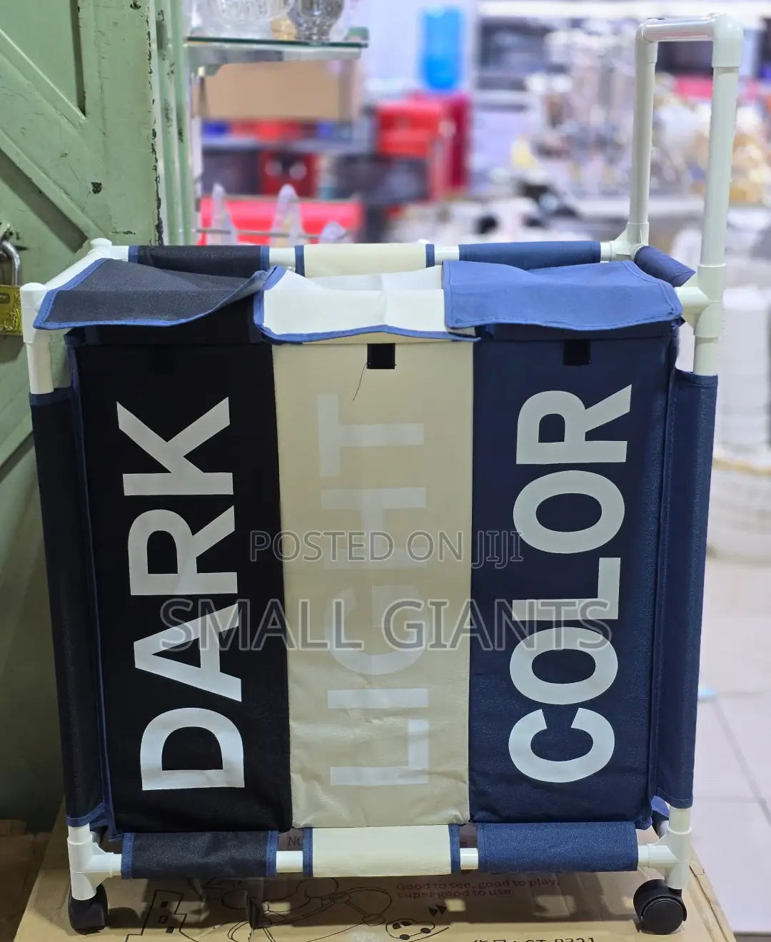 Sorter Laundry Basket With Wheels and Handle