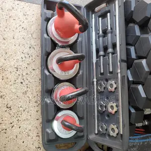 50 KG Cast Iron Spinock Dumbbell/Barbell Adjustable