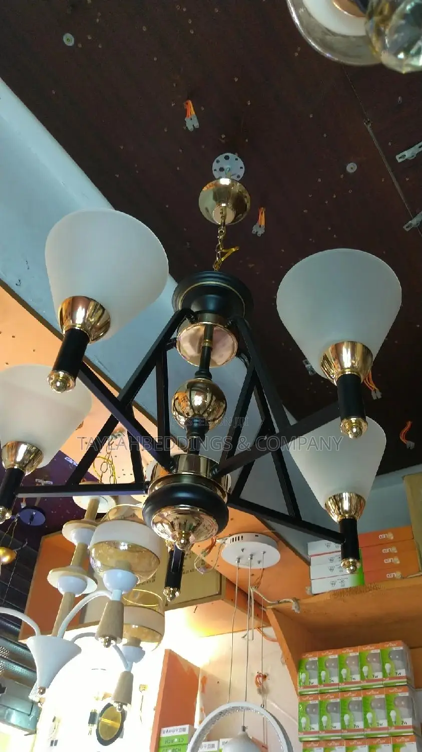 Arm Beautiful Stilnovo Italian Style Brass Chandelier