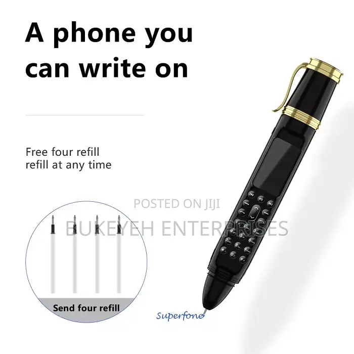 GSM Smart Pen Phone With Dual Nano SIM Card Memory Card Sl