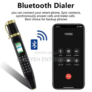GSM Smart Pen Phone With Dual Nano SIM Card Memory Card Sl