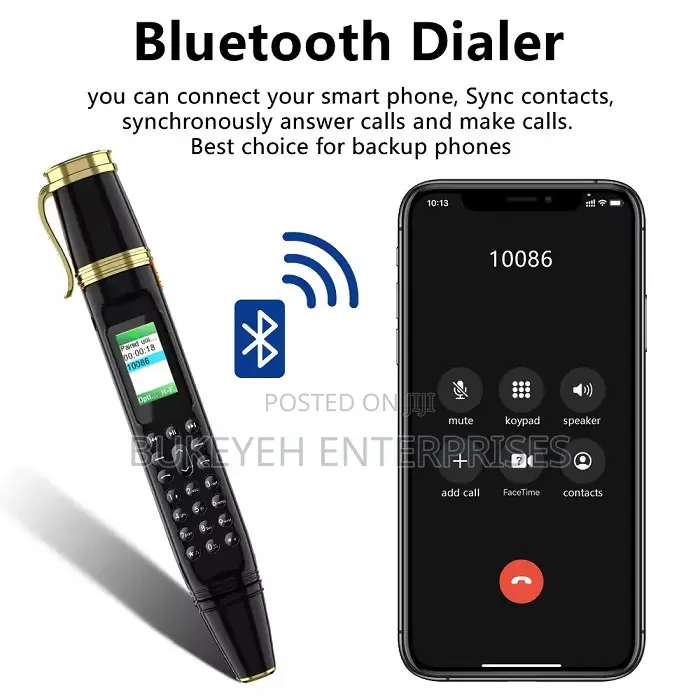 GSM Smart Pen Phone With Dual Nano SIM Card Memory Card Sl