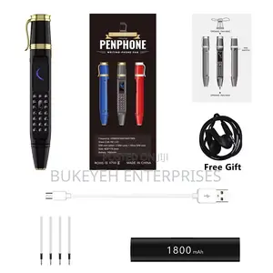 GSM Smart Pen Phone With Dual Nano SIM Card Memory Card Sl