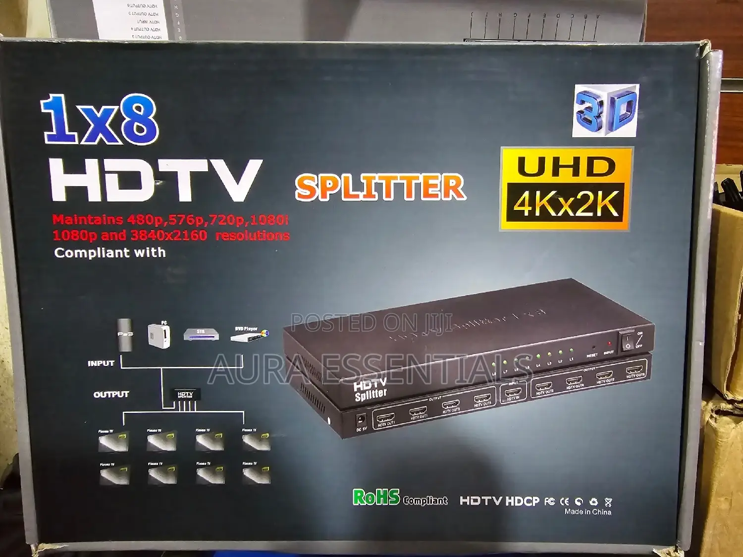 1x8 HDTV Splitter