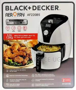 3.5 Litres Black and Decker Air Fryer.