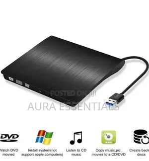 External Dvd Cd Drive Usb 3.0 Burner Writer Drive Player