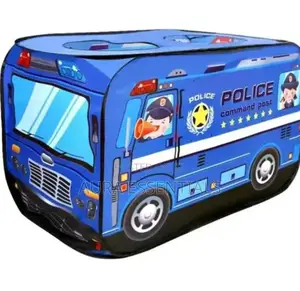 Mini Police Car Tent Play Gym for Toddlers - Blue