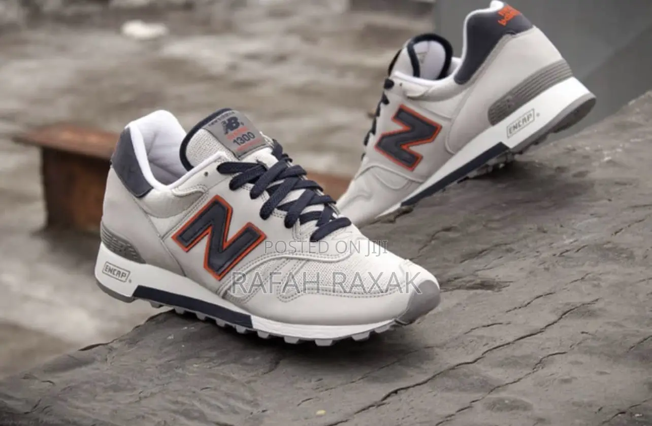 Original Classic New Balance 1300 Grey Orange Sneakers