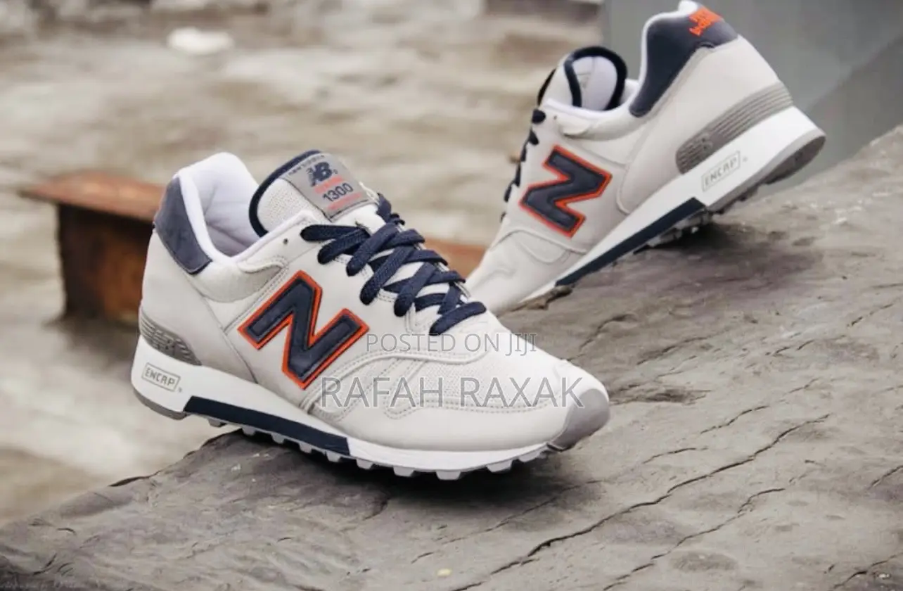 Original Classic New Balance 1300 Grey Orange Sneakers