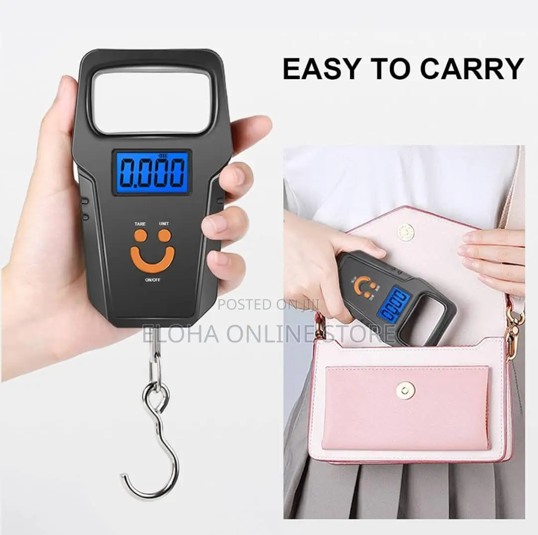 Portable Digital Hanging Scale With LCD Display