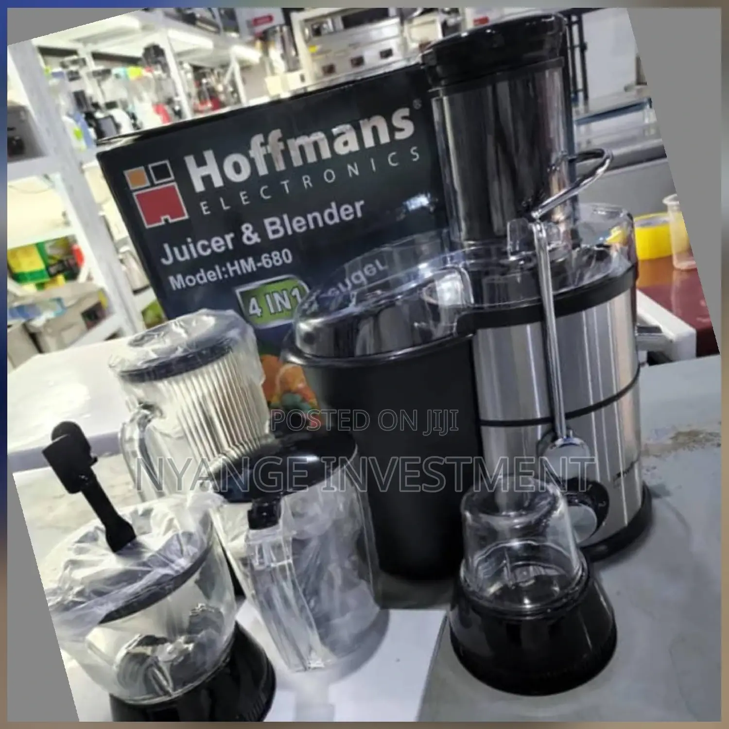 Hoffman Electric Juicer. Juicer and Blender. 4in1 Juicer