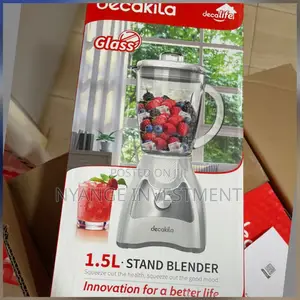 Decakila Glass Blender. 1.5L Glass Blender. Blender. Glass B