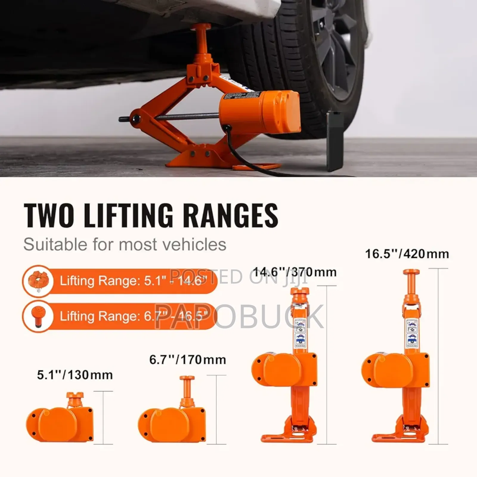 3 Tons Electric Car Jack
