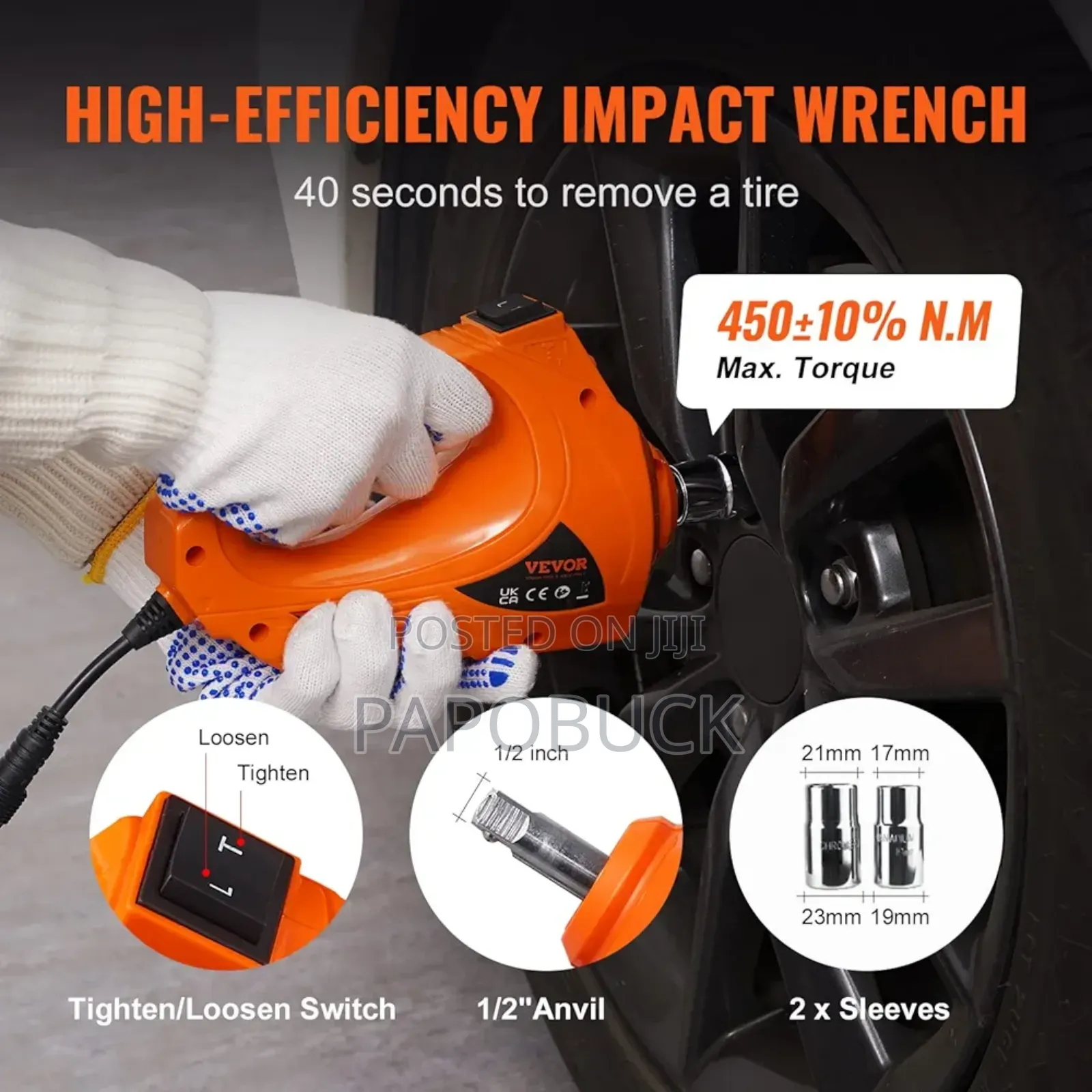 3 Tons Electric Car Jack