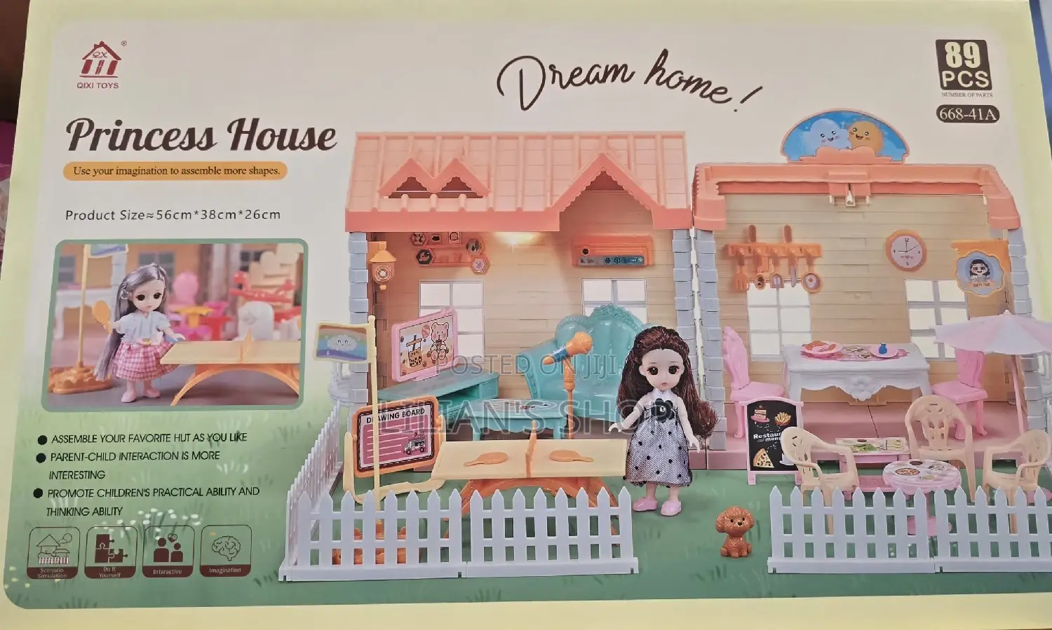 89pcs Children Fun Creative Play House
