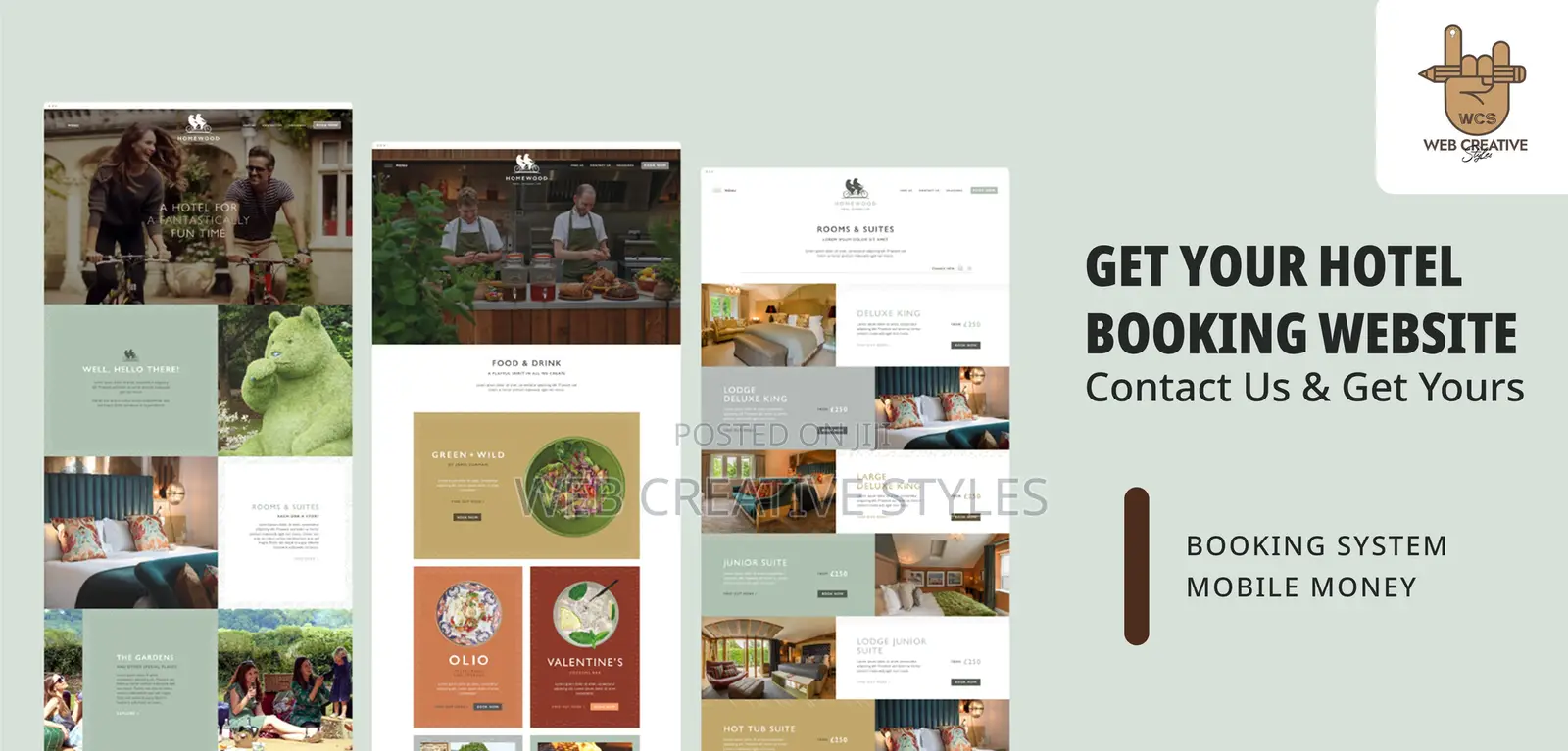 Hotel or Lodge Website! Showcase Your Accommodation for Sale